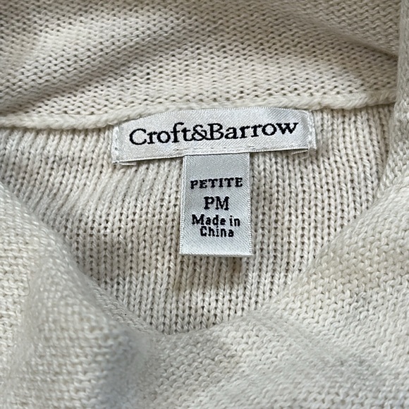 Croft & Barrow Cowl Neck Knit Sweater - Picture 3 of 7